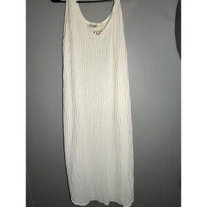 Vintage Silky Flow Adonna Night Gown Size Large Cottage Core Ruffle Lace